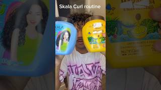 Curly Hair Routine using Skala😮‍💨🔥 skala curls curluhair curlyhairroutine selfcare [upl. by Gimble41]