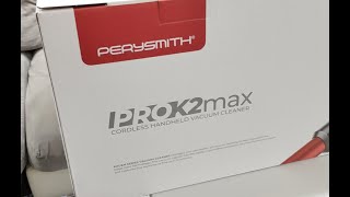 PerySmith Pro K2 Max Cordless HandHeld Vacuum Cleaner [upl. by Nnyllaf892]