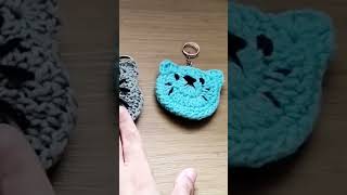 Crochet keychain crochet cat keychain shortvideo [upl. by Bastian681]