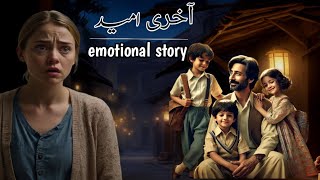 Akhri umeed  آخری امید  emotional story [upl. by Essirahc243]