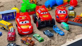 Disney Pixar Cars Lightning Mcqueen Tow Mater Cruz Ramirez Francesco Jackson Storm Chick Hicks [upl. by Akemehs530]