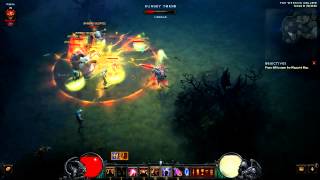 Diablo 3 RoS Crusader Lightning Build very high Burst [upl. by Auqenaj]