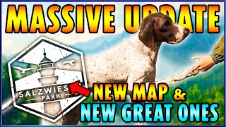 BIGGEST UPDATE EVER  New Map New Great Ones amp More  the Hunter Call of the Wild [upl. by Ilarrold]