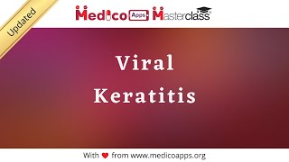 NEET PGViral keratitisOphthalmology [upl. by Vokaay]