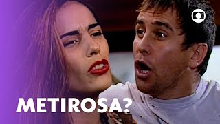 Tonho descobre por meio de Raquel que Alzira estava fingindo ser Ruth  Mulheres de Areia  TV Globo [upl. by Enomrej]