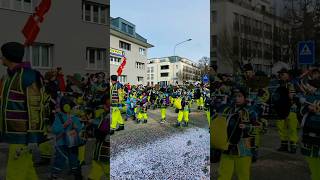 Colorful FasnachtCarnival In Wil Switzerland switzerland wil fasnacht [upl. by Ezalb]