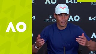 Rafael Nadal quotSorry for that quot 4R press conference  Australian Open 2021 [upl. by Tnemelc]