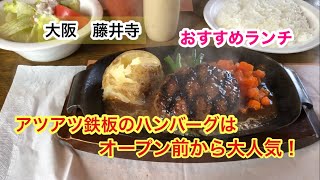 【大阪藤井寺グルメ】ビッグジョーで炭火焼きハンバーグに大満足 [upl. by Akemak]