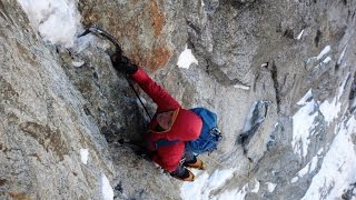 Aiguille Sans Nom North Face amp Aiguille Du Peigne Carrington Rouse [upl. by Lleddaw]