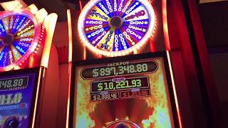 High Limit 5 New Buffalo slot machine play at Mohegan Sun [upl. by Gayel]