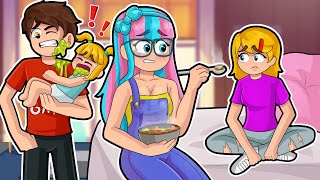 Happy Roblox Family  We All Caught The Stomach Bug [upl. by Arrais]