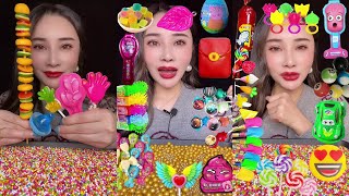 ASMR Mukbang Chinese Food mukbang emoji eat fat meat MEAT MUKBANG FOOD phone candy fried eggs EP130 [upl. by Ettennyl]