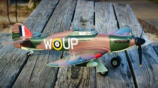 RC Hawker Hurricane British Combat Airplane Fighter  014B Fixed Wing Aircraft  TheRcSaylors [upl. by Arym]