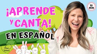 Aprende Español Bebés y Niños  Desarrollo del Lenguaje con Ana Banana  Canciones Infantiles [upl. by Elbertine6]