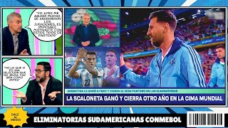 CHARLA FUTBOLERA  POST ARGENTINA VS PERU 1 A 0  LA SCALONETA TERMINO EL AÑO EN LO MAS ALTO [upl. by Xuagram]