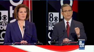 US Senate candidates Catherine CortezMasto and Joe Heck debate [upl. by Yardley]