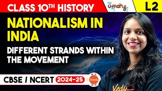 Different Strands Within the Movement  Nationalism in india Class 10  Class 10 History  UMANG [upl. by Howell]