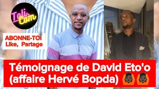 Témoignage de David Etoo le vrai contre son ancien ami Hervé Bopda et ses pratiques 🙆🏿🙆🏿 [upl. by Merth]