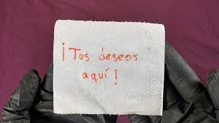 Hechizo con papel higiénico para cumplir tus deseos rápido [upl. by Atinnod638]