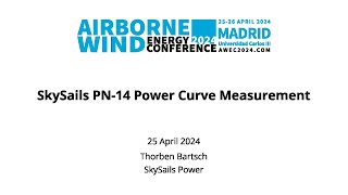 SkySails PN14 Power Curve Measurement [upl. by Nilyarg]