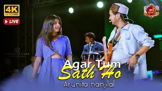 Arunita amp Pawandeep Live Singing  Agar Tum Saath Ho  Outstanding Singing Performance  Haldwani [upl. by Del134]