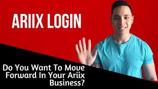 Ariix Login  Do You Want To Move Forward In Your Ariix Business [upl. by Kresic127]