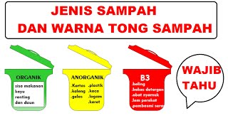 Pengertian sampah organik anorganik dan B3 [upl. by Enra735]