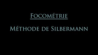 Focométrie  méthode de Silbermann [upl. by Fiore]