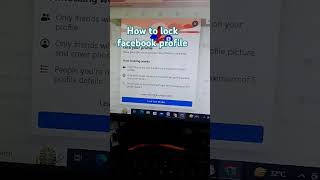 How to lock Facebook profile lockfacebook facebook tech [upl. by Yrtsed133]