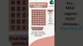 Ultimate Word Search Puzzle Challenge Can You Find All the Words [upl. by Nnyletak945]