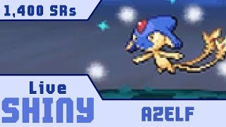 Live Shiny Azelf after exactly 1400 SRs • Pokemon Black 2 [upl. by Annaik]