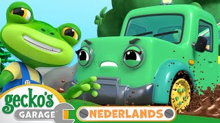 Helikopterredding van de berg  Geckos Garage Nederlands  Vrachtwagen Cartoons Voor Kinderen [upl. by Salguod]