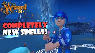 Wizard101 USING COMPLETELY NEW SPELLS [upl. by Rivy615]