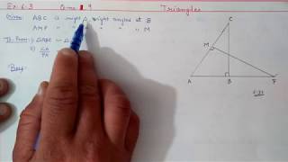 Chapter6 Ex63 Q78910 Triangles  Ncert Maths Class 10  Cbse [upl. by Airdnahc]