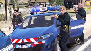 GTA 5 PELOTON DE SURVEILLANCE ET DINTERVENTION DE LA GENDARMERIE  LSPDFR 959 [upl. by Sucramel]