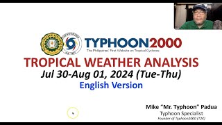 Jul 30Aug 01 2024 Update All Clear Across Our Country Except For Localized Thunderstorms [upl. by Gladis]