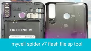 Mycell Spider V7 Frp bypass Flash File free without password [upl. by Eilyah]