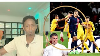 CAAWA BARCELONA Madaxa ayaan u ruxayaa tii ay dhigeen 23CR7 oo SomalidaCity waa ChampionNewskii [upl. by Phelan]