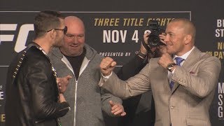 FULL UFC 217 Michael Bisping vs Georges StPierre press conference  ESPN [upl. by Tyrone]