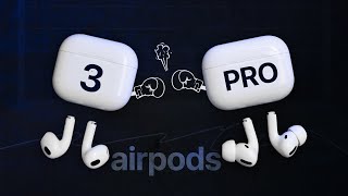 So sánh AirPods 3 và AirPods Pro 5 triệu không có chống ồn chọn Pro thôi [upl. by Ynnej]