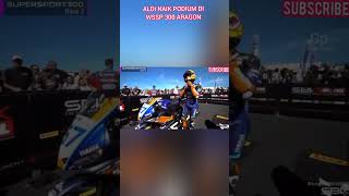 ALDI PINIS NAIK PODIUM DI WSSP 300 ARAGON 2024 shorts [upl. by Nwahsirhc]