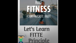 The FITTE Principle for training programs what is FITTE formula meaning [upl. by Htrow]