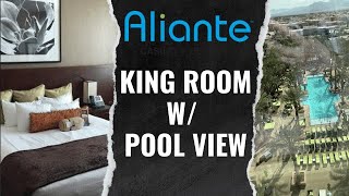 Most Laid Back Casino in Las Vegas  Aliante King Bed Pool View Room  Aliante Hotel and Casino 4K [upl. by Keen]