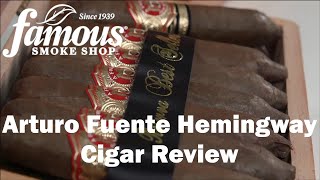 Arturo Fuente Hemingway Cigars Review  Famous Smoke Shop [upl. by Beutner236]