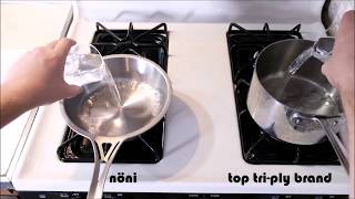 Nöni water boil race vs top triply brand Feb 2018 [upl. by Noirod]