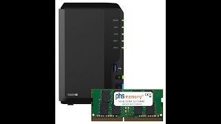 Synology DS220  RAM upgrade  Arbeitsspeicher auf 18GB erweitern  overRAMing [upl. by Aicel]