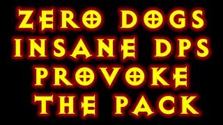 Diablo 3 Witch Doctor Zero Dogs Provoke The Pack Insane Dps Build 108 [upl. by Aeriel]