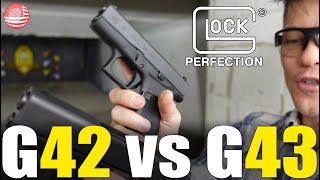 Glock 43 vs Glock 42 Problems from a Glock vs Best CCW on the Block [upl. by Nottus]