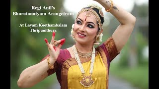 Bharathanatyam Arangetram Highlights  Regi Anil [upl. by Freeborn]