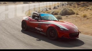 Duncan Ende Drives The New Mazda MX 5 Cup Car [upl. by Tully]